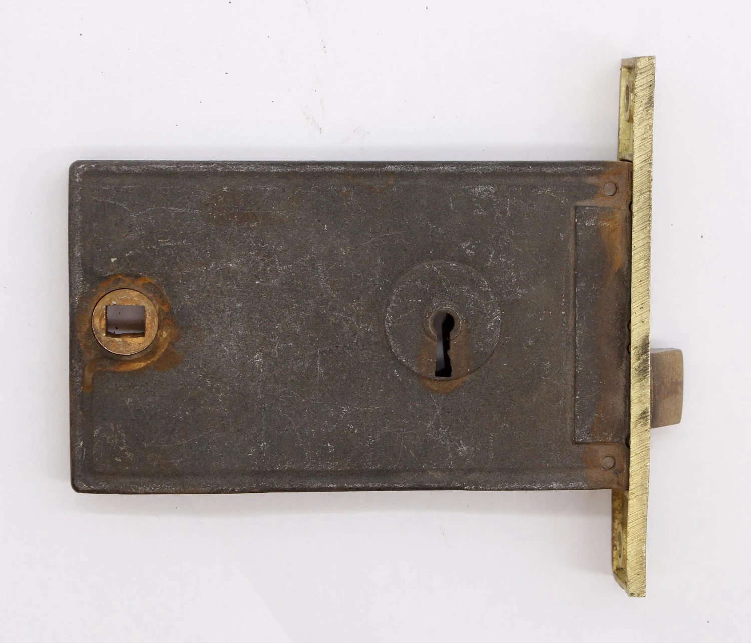 Vintage Yale & Towne Deep Backset Brass Door Mortise Lock 9 Vintage Yale & Towne Deep Backset Brass Door Mortise Lock - Image 7