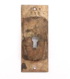 Antique Bronze 5 In. Aesthetic Recessed Pocket Door Pull