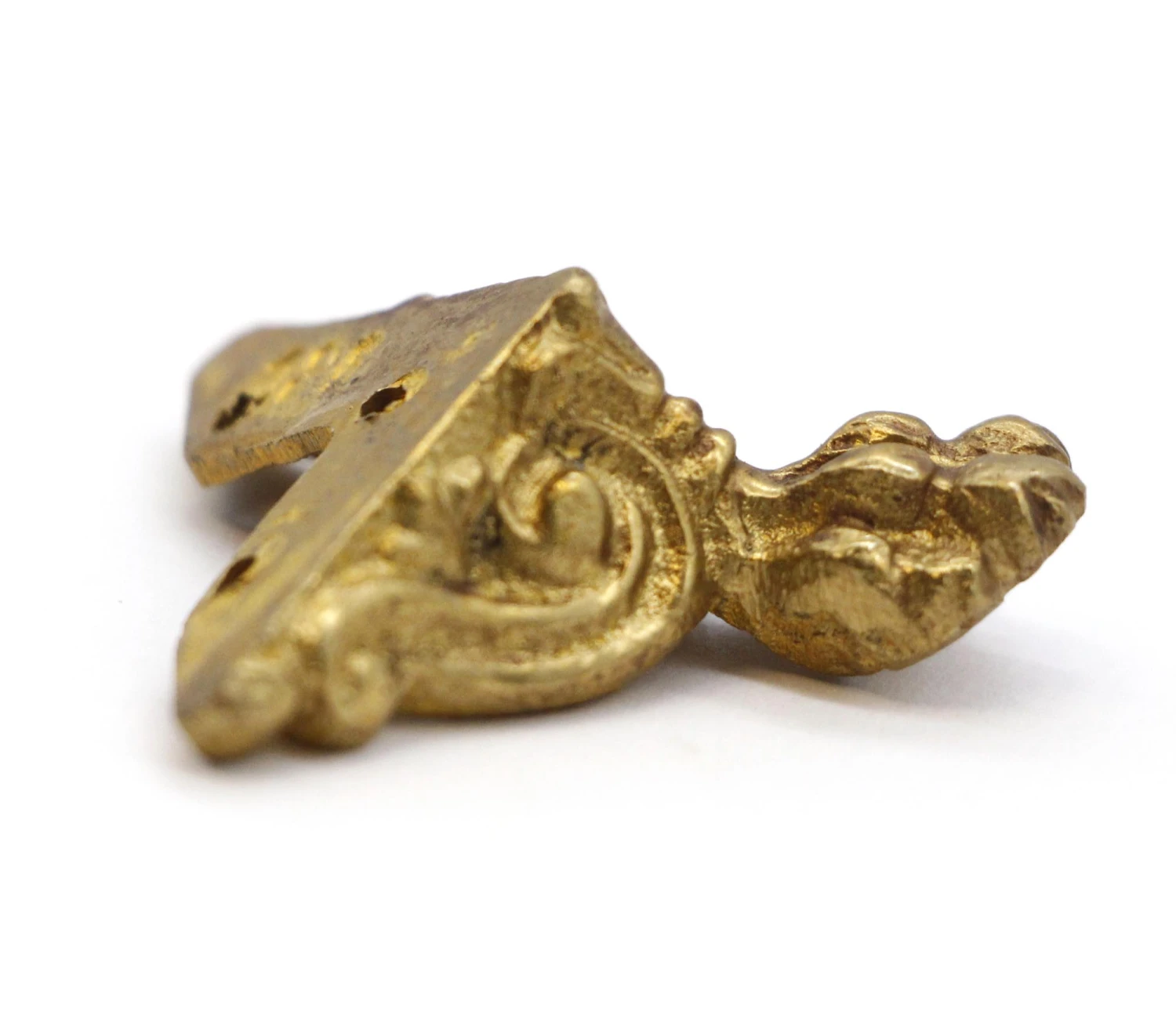 Vintage Polished Brass 1.25 In. H Furniture Claw Foot 6 Vintage Polished Brass 1.25 In. H Furniture Claw Foot - Image 4