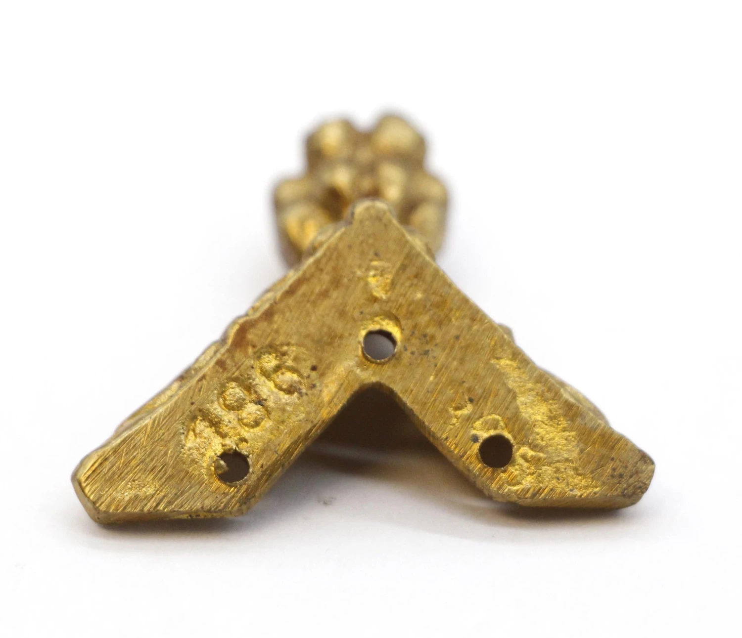 Vintage Polished Brass 1.25 In. H Furniture Claw Foot 7 Vintage Polished Brass 1.25 In. H Furniture Claw Foot - Image 5