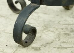 Vintage Black Iron Standing Green Slag Glass Lantern 25 Vintage Black Iron Standing Green Slag Glass Lantern -OGT Sale Store q282973 11