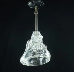 Modern Hand Blown Clear Glass Pendant Light 13 Modern Hand Blown Clear Glass Pendant Light -OGT Sale Store q282992 05