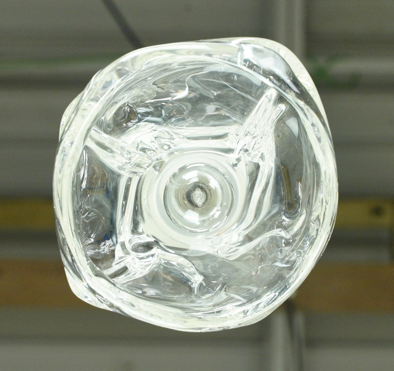 Modern Hand Blown Clear Glass Pendant Light 9 Modern Hand Blown Clear Glass Pendant Light - Image 7