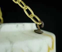 Modern Wedding Cake Style Glass Dish Brass Chain Pendant Light 13 Modern Wedding Cake Style Glass Dish Brass Chain Pendant Light -OGT Sale Store q282996 04