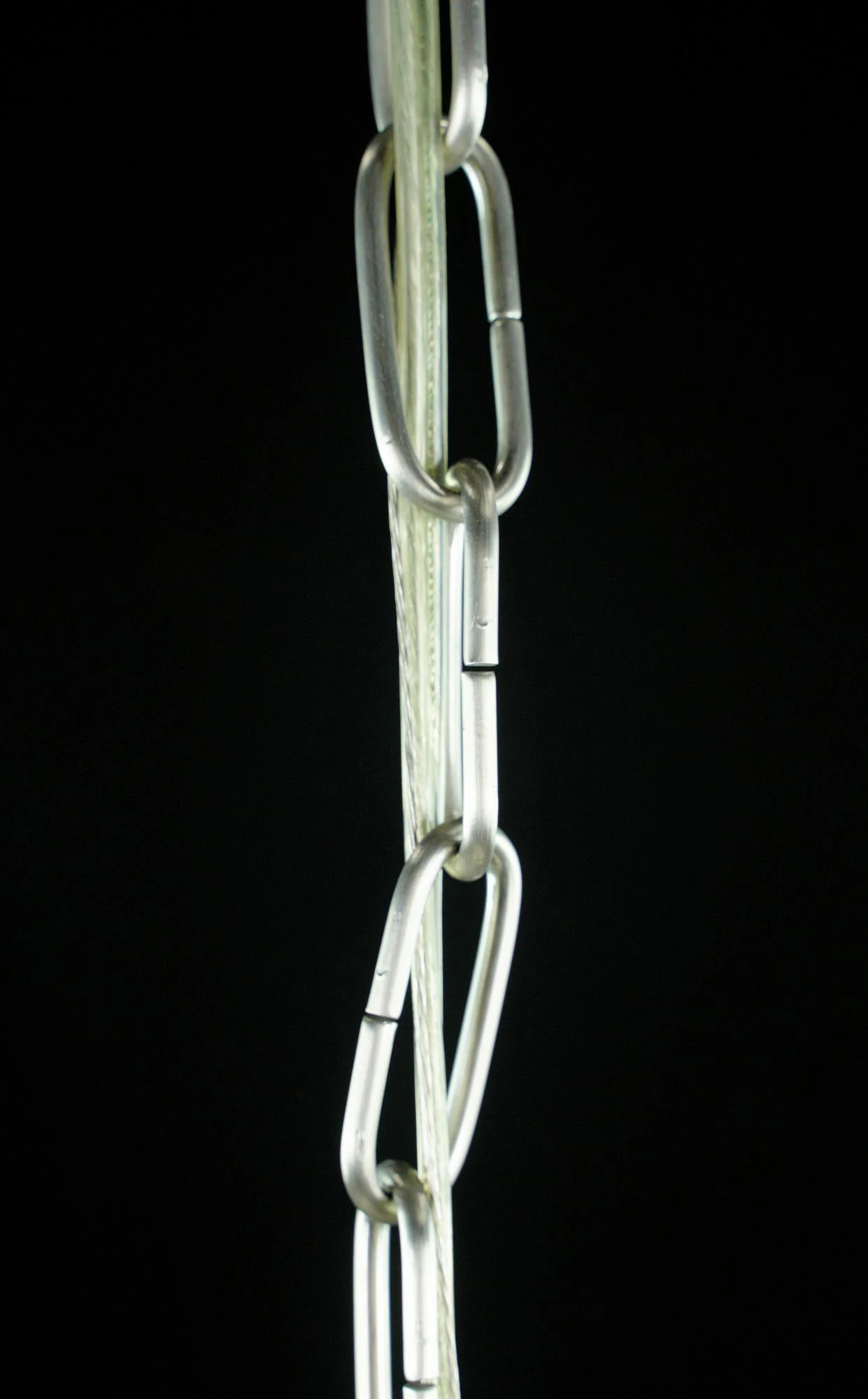 Vintage Schoolhouse Milk Glass Globe Aluminum Chain Pendant Light 8 Vintage Schoolhouse Milk Glass Globe Aluminum Chain Pendant Light - Image 6