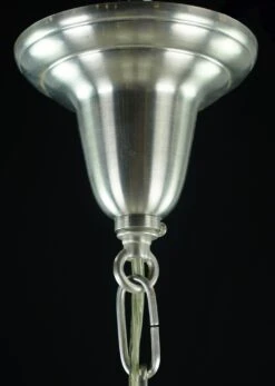 Vintage Schoolhouse Milk Glass Globe Aluminum Chain Pendant Light 17 Vintage Schoolhouse Milk Glass Globe Aluminum Chain Pendant Light -OGT Sale Store q283004 07