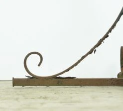 Reclaimed 27 In. H Cross Shape Curled Wrought Iron Table Base 18 Reclaimed 27 In. H Cross Shape Curled Wrought Iron Table Base -OGT Sale Store q283043 04