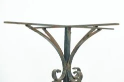 Reclaimed 27 In. H Cross Shape Curled Wrought Iron Table Base 24 Reclaimed 27 In. H Cross Shape Curled Wrought Iron Table Base -OGT Sale Store q283043 10