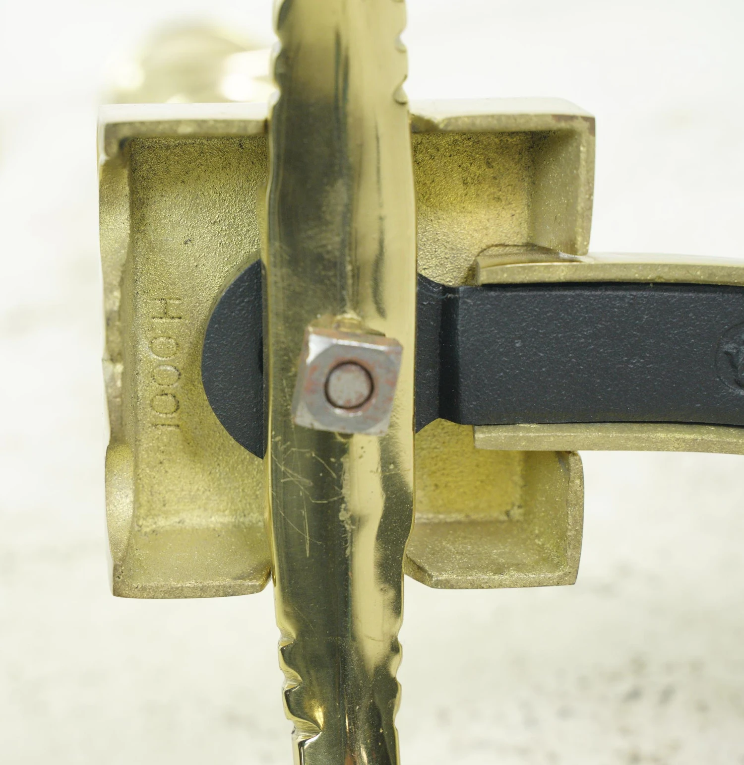 Pair Of Federal Steeple Polished Brass Claw Feet Andirons 11 Pair Of Federal Steeple Polished Brass Claw Feet Andirons - Image 10