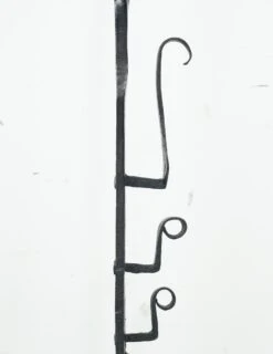 Pair Of Rare 18th Century Bask Top Wrought Iron Andirons 20 Pair Of Rare 18th Century Bask Top Wrought Iron Andirons -OGT Sale Store q283067 07