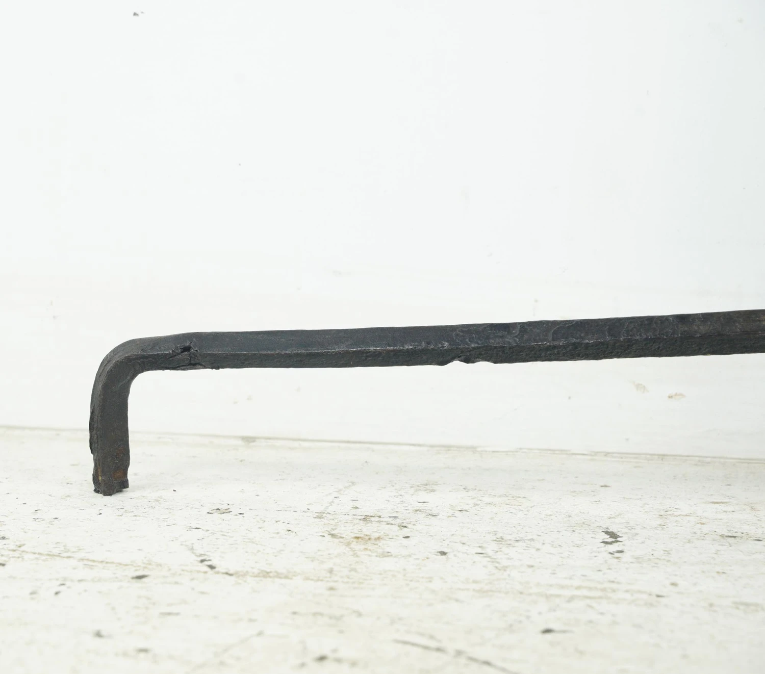 Pair Of Rare 18th Century Bask Top Wrought Iron Andirons 10 Pair Of Rare 18th Century Bask Top Wrought Iron Andirons - Image 8