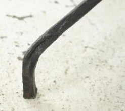 Pair Of Rare 18th Century Bask Top Wrought Iron Andirons 25 Pair Of Rare 18th Century Bask Top Wrought Iron Andirons -OGT Sale Store q283067 12