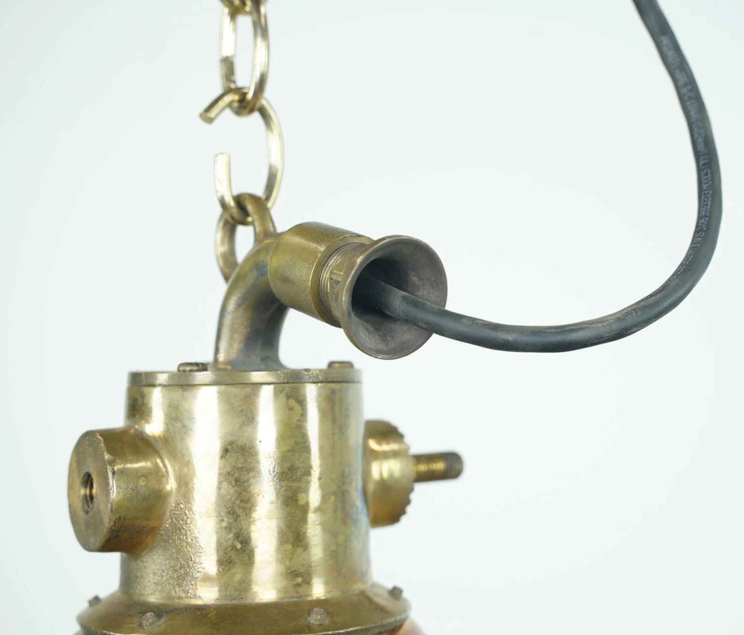 Nautical Copper & Brass Wiska Beehive Spotlight Pendant Light 12 Nautical Copper & Brass Wiska Beehive Spotlight Pendant Light - Image 10