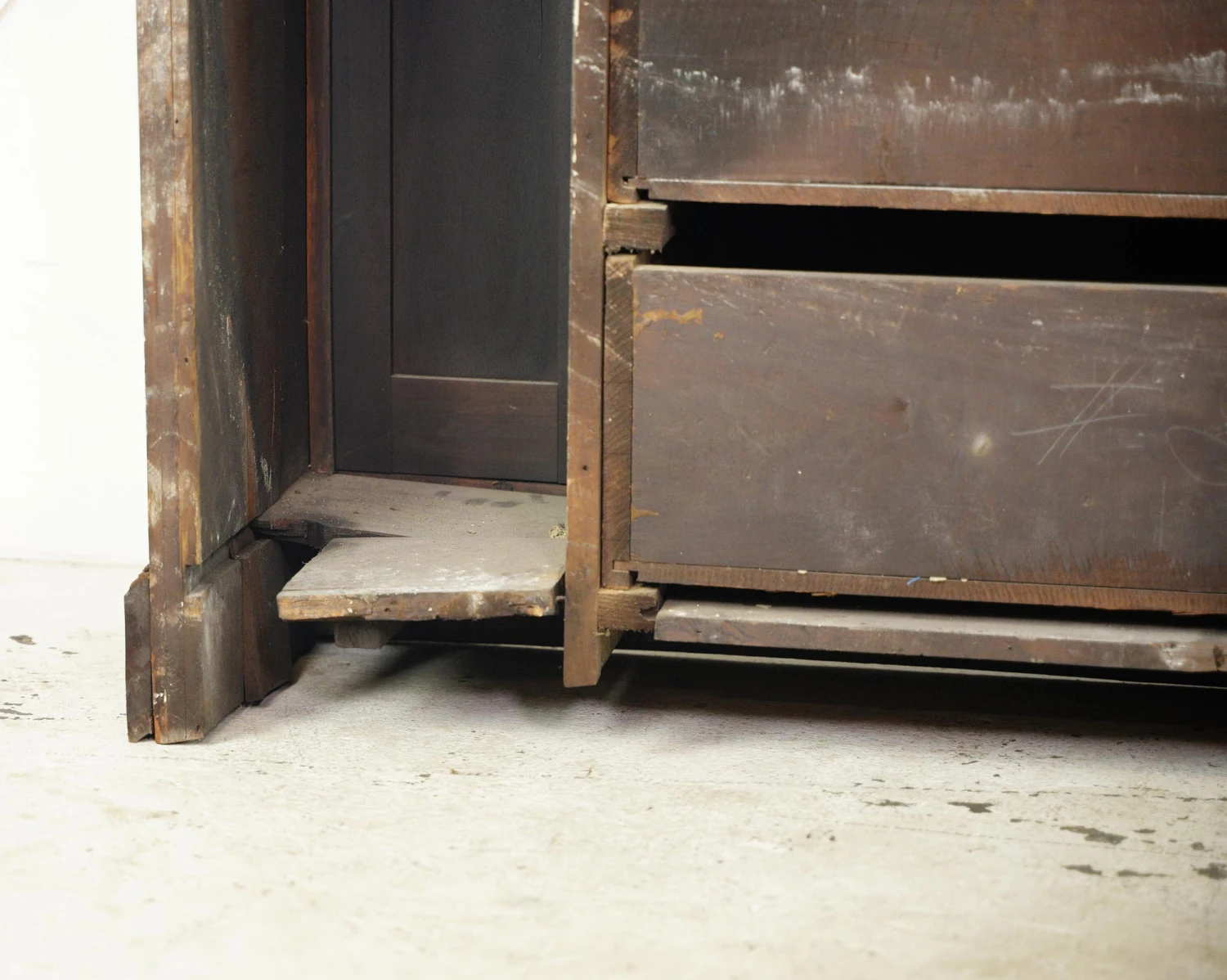 Antique Victorian Wood Storage Cabinet 12 Antique Victorian Wood Storage Cabinet - Image 10