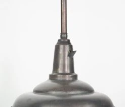 Vintage 9 In. Gun Metal Finish Steel Industrial Pole Pendant Light 12 Vintage 9 In. Gun Metal Finish Steel Industrial Pole Pendant Light -OGT Sale Store q283099 04