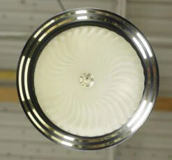 Vintage 15.5 In. Black & Gold Frosted Glass Flush Mount Light 14 Vintage 15.5 In. Black & Gold Frosted Glass Flush Mount Light -OGT Sale Store q283101 06