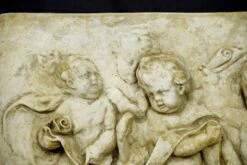 High Relief Concrete Three Angels Rectangular Wall Plaque 12 High Relief Concrete Three Angels Rectangular Wall Plaque -OGT Sale Store q283114 04