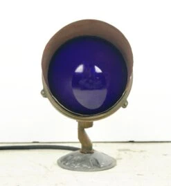Reclaimed Mountable Copper & Brass Blue Lens Theater Spotlight -OGT Sale Store q283119 07