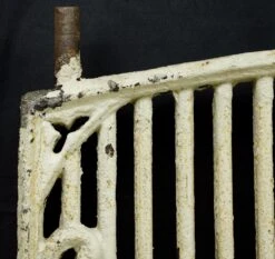 Reclaimed White Painted Cast Iron Fireplace Cover Coal Chute Door -OGT Sale Store q283132 06