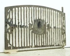 Reclaimed White Painted Cast Iron Fireplace Cover Coal Chute Door -OGT Sale Store q283132 15