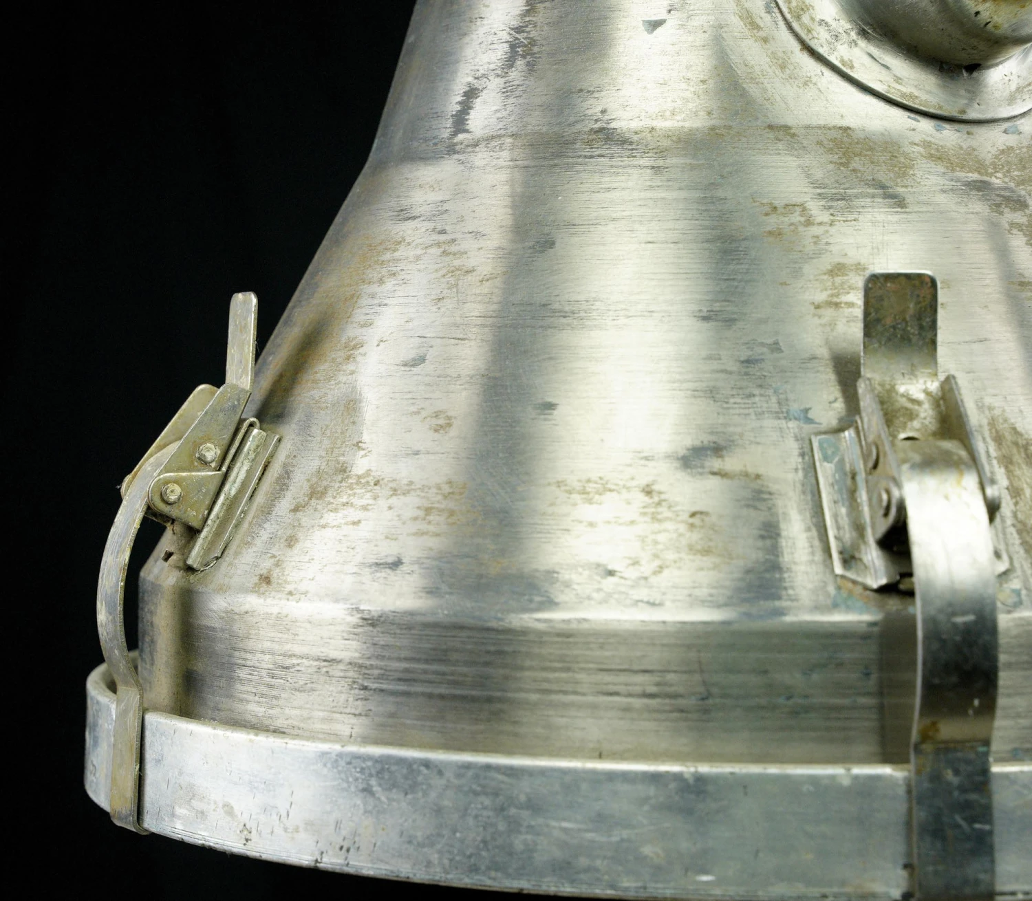 Vintage Industrial Steel & Glass Pendant Light Stamped Kokosha Japan 9 Vintage Industrial Steel & Glass Pendant Light Stamped Kokosha Japan - Image 7