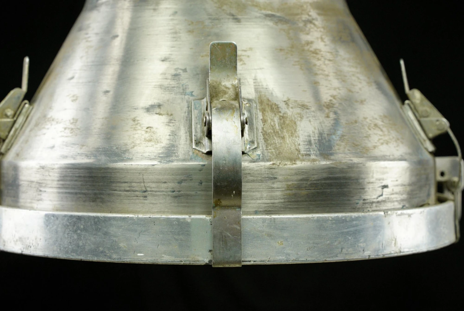 Vintage Industrial Steel & Glass Pendant Light Stamped Kokosha Japan 10 Vintage Industrial Steel & Glass Pendant Light Stamped Kokosha Japan - Image 8