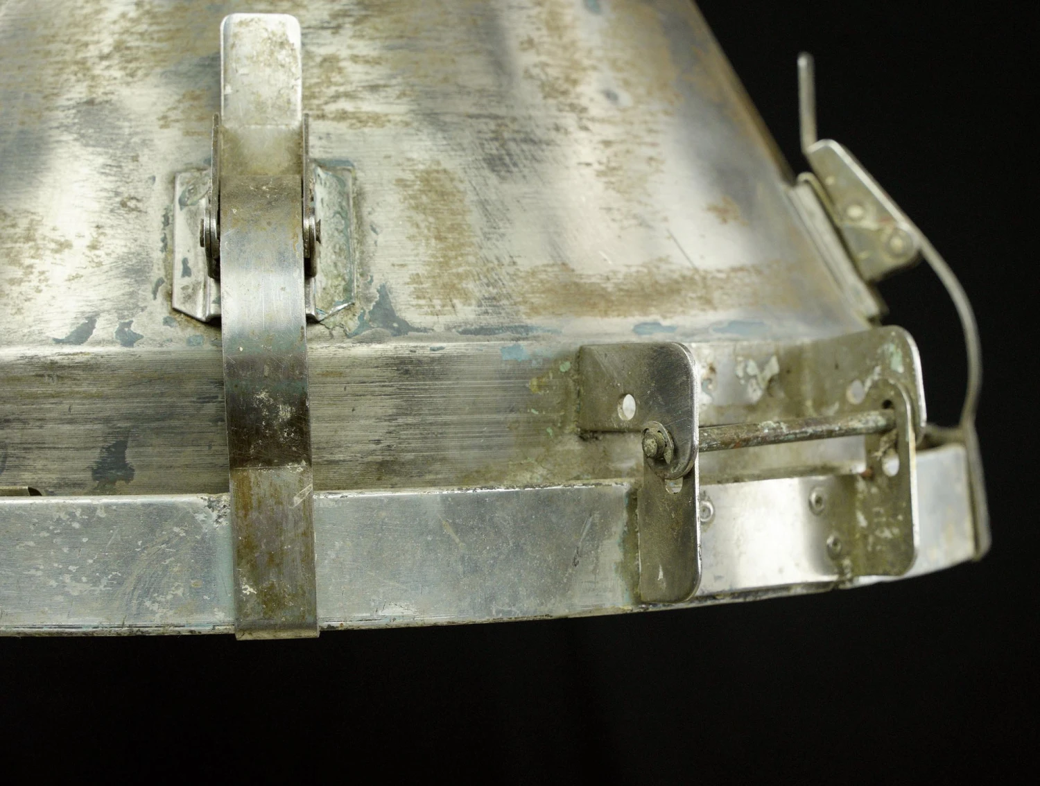 Vintage Industrial Steel & Glass Pendant Light Stamped Kokosha Japan 12 Vintage Industrial Steel & Glass Pendant Light Stamped Kokosha Japan - Image 10