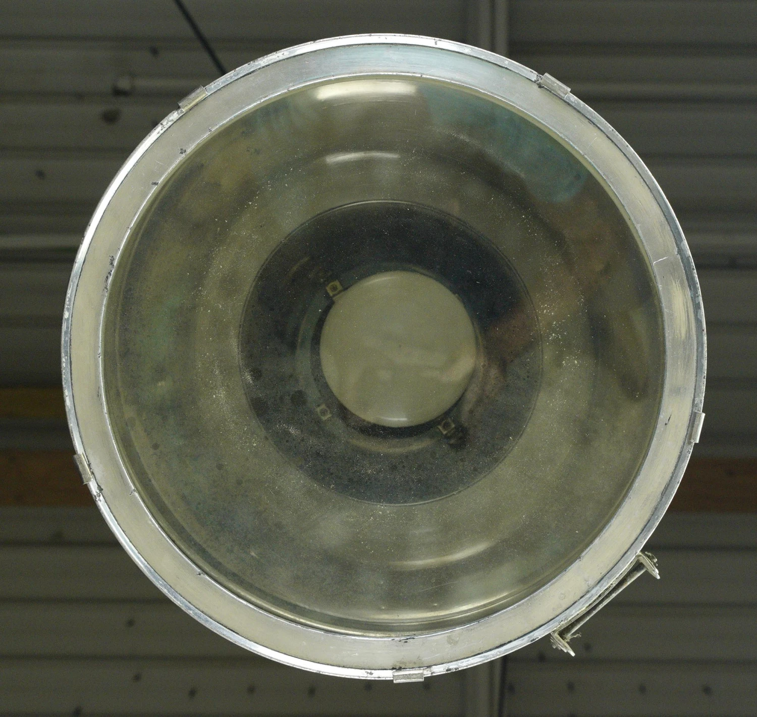 Vintage Industrial Steel & Glass Pendant Light Stamped Kokosha Japan 14 Vintage Industrial Steel & Glass Pendant Light Stamped Kokosha Japan - Image 12