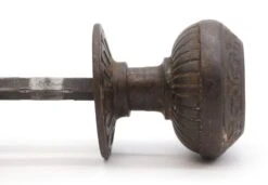 Antique Cast Iron Lady Greek & Black Porcelain Door Knob Set 19 Antique Cast Iron Lady Greek & Black Porcelain Door Knob Set -OGT Sale Store q283150 06