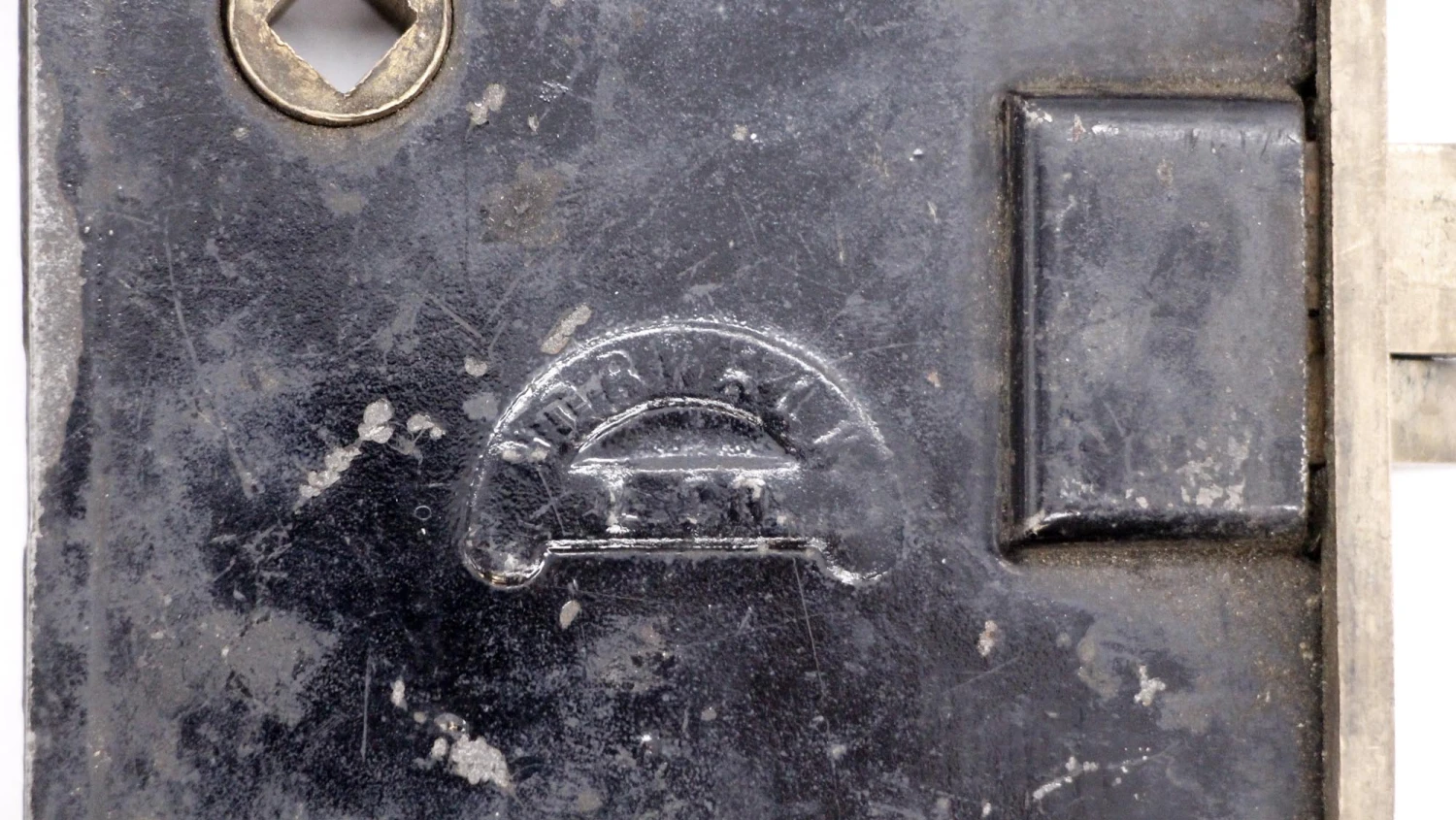 Antique Cast Iron & Brass Aesthetic Norwalk Mortise Door Lock 6 Antique Cast Iron & Brass Aesthetic Norwalk Mortise Door Lock - Image 4