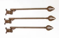 Set Of 3 Kirsch Steel Window Swing Arm Curtain Drape Holders 11 Set Of 3 Kirsch Steel Window Swing Arm Curtain Drape Holders -OGT Sale Store q283170 04