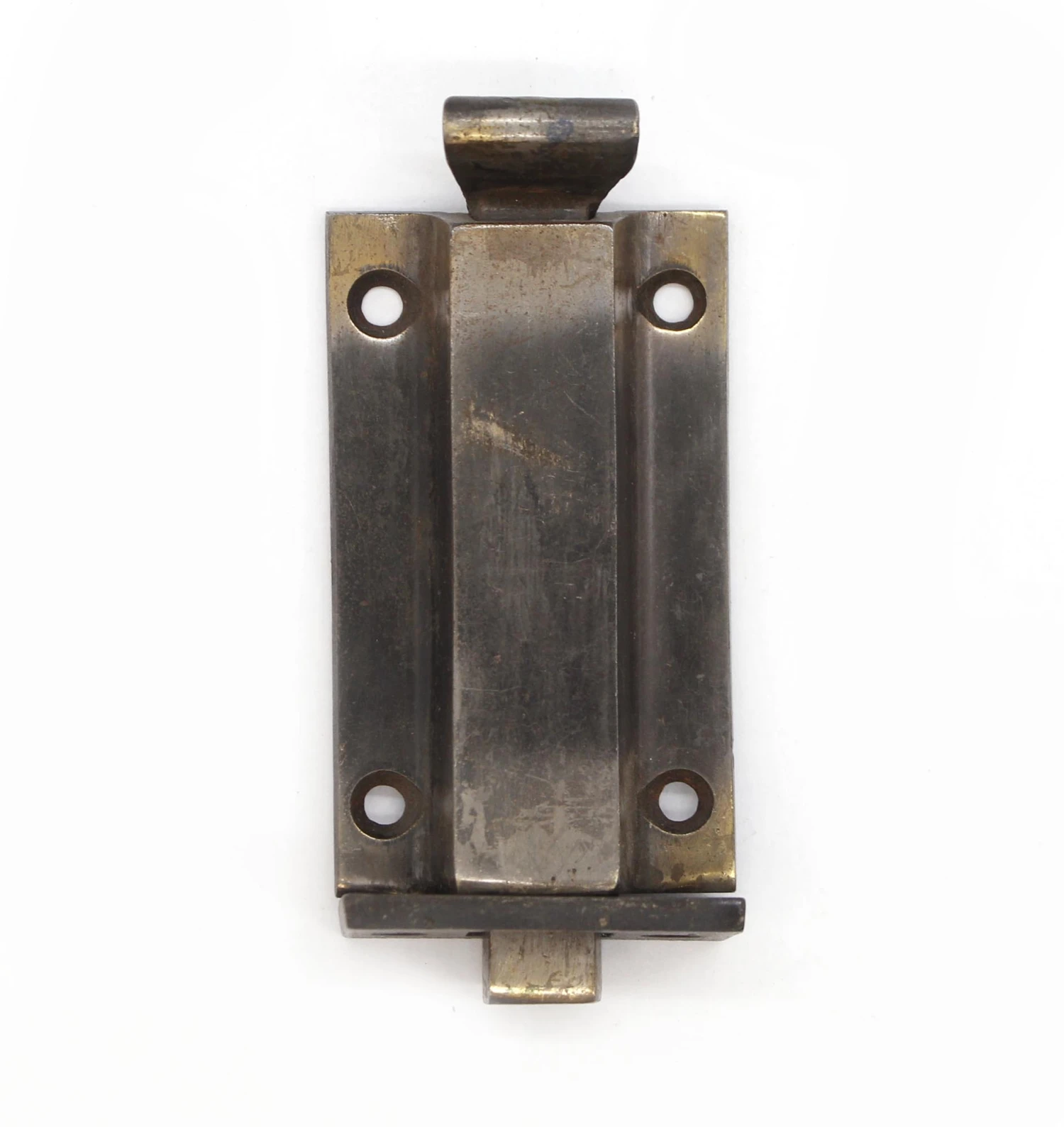 Vintage Plain 3.25 In. Steel Surface Door Bolt Lock 6 Vintage Plain 3.25 In. Steel Surface Door Bolt Lock - Image 4