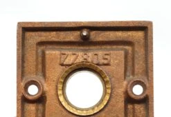 Square Deep Recess Framing Cast Brass Door Knob Rosette 9 Square Deep Recess Framing Cast Brass Door Knob Rosette -OGT Sale Store q283191 04