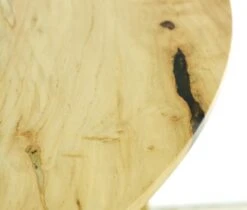 Handcrafted 4.5 Ft. Natural Maple Blue Resin River Oval Dining Table -OGT Sale Store q283235 11