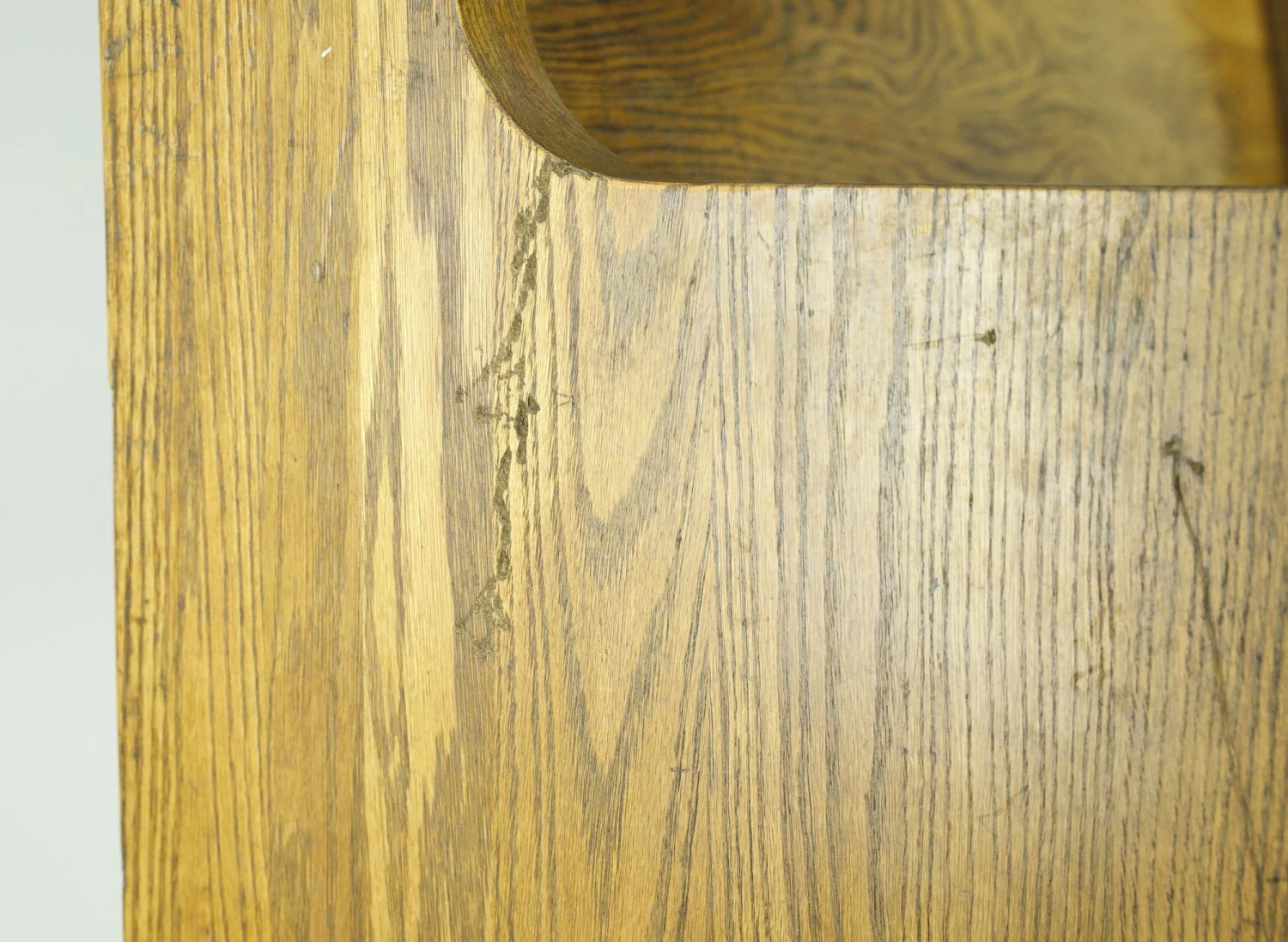 Vintage 6 Ft. Simple Design Oak Courtroom Bench 11 Vintage 6 Ft. Simple Design Oak Courtroom Bench - Image 9