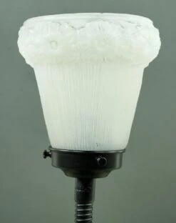 Restored Antique S. Robert Schwartz & Bro. Floral Adjustable Arm Desk Lamp 24 Restored Antique S. Robert Schwartz & Bro. Floral Adjustable Arm Desk Lamp -OGT Sale Store q283247 09