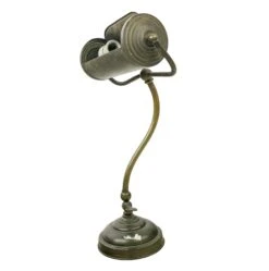 Antique Fixed Arm Swinging Head Brass Wall Desk Lamp 24 Antique Fixed Arm Swinging Head Brass Wall Desk Lamp -OGT Sale Store q283260 11