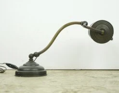 Antique Fixed Arm Swinging Head Brass Wall Desk Lamp 25 Antique Fixed Arm Swinging Head Brass Wall Desk Lamp -OGT Sale Store q283260 12