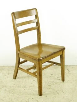 Newly Refinished Vintage Maple Slat Back Chair 14 Newly Refinished Vintage Maple Slat Back Chair -OGT Sale Store q283290 05