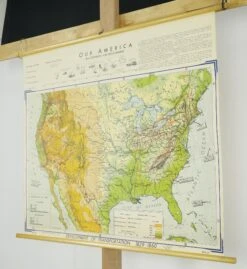 1957 Our America Background And Development Canvas Roll Up Map 17 1957 Our America Background And Development Canvas Roll Up Map -OGT Sale Store q283327 08