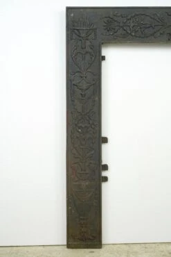 Antique Victorian Wreath Urn Motif Cast Iron 30 In. Square Fireplace Insert 15 Antique Victorian Wreath Urn Motif Cast Iron 30 In. Square Fireplace Insert -OGT Sale Store q283349 05