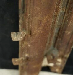 Antique Victorian Black Cast Iron Arched Fireplace Insert Surround 19 Antique Victorian Black Cast Iron Arched Fireplace Insert Surround -OGT Sale Store q283366 09