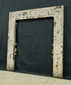 Antique Victorian White Painted Cast Iron Fireplace Insert Surround 16 Antique Victorian White Painted Cast Iron Fireplace Insert Surround -OGT Sale Store q283367 06