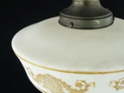 Vintage Burnt Orange Pinwheel Globe Brass Semi Flush Mount Light -OGT Sale Store q283402 06