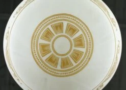 Vintage Burnt Orange Pinwheel Globe Brass Semi Flush Mount Light -OGT Sale Store q283402 08