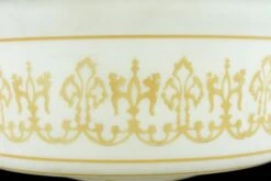 Vintage Orange Ornate White Globe Brass Fitter Semi Flush Mount Light 15 Vintage Orange Ornate White Globe Brass Fitter Semi Flush Mount Light -OGT Sale Store q283403 05