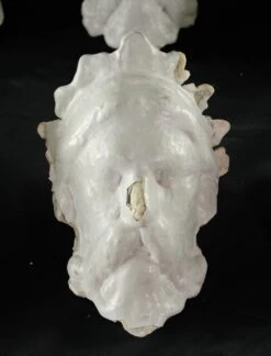 Set Of White Cast Plaster Bearded God Architectural Heads -OGT Sale Store q283408 04