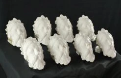 Set Of White Cast Plaster Bearded God Architectural Heads -OGT Sale Store q283408 14