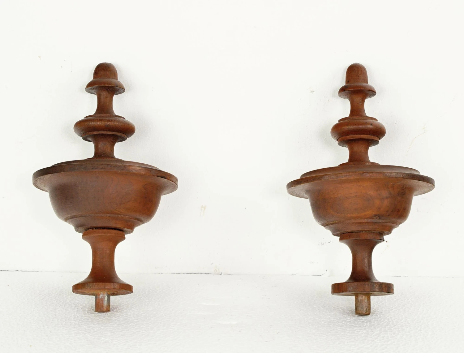 Set Of Hand Carved Ornate Medium Tone Wood Furniture Appliques 7 Set Of Hand Carved Ornate Medium Tone Wood Furniture Appliques - Image 5