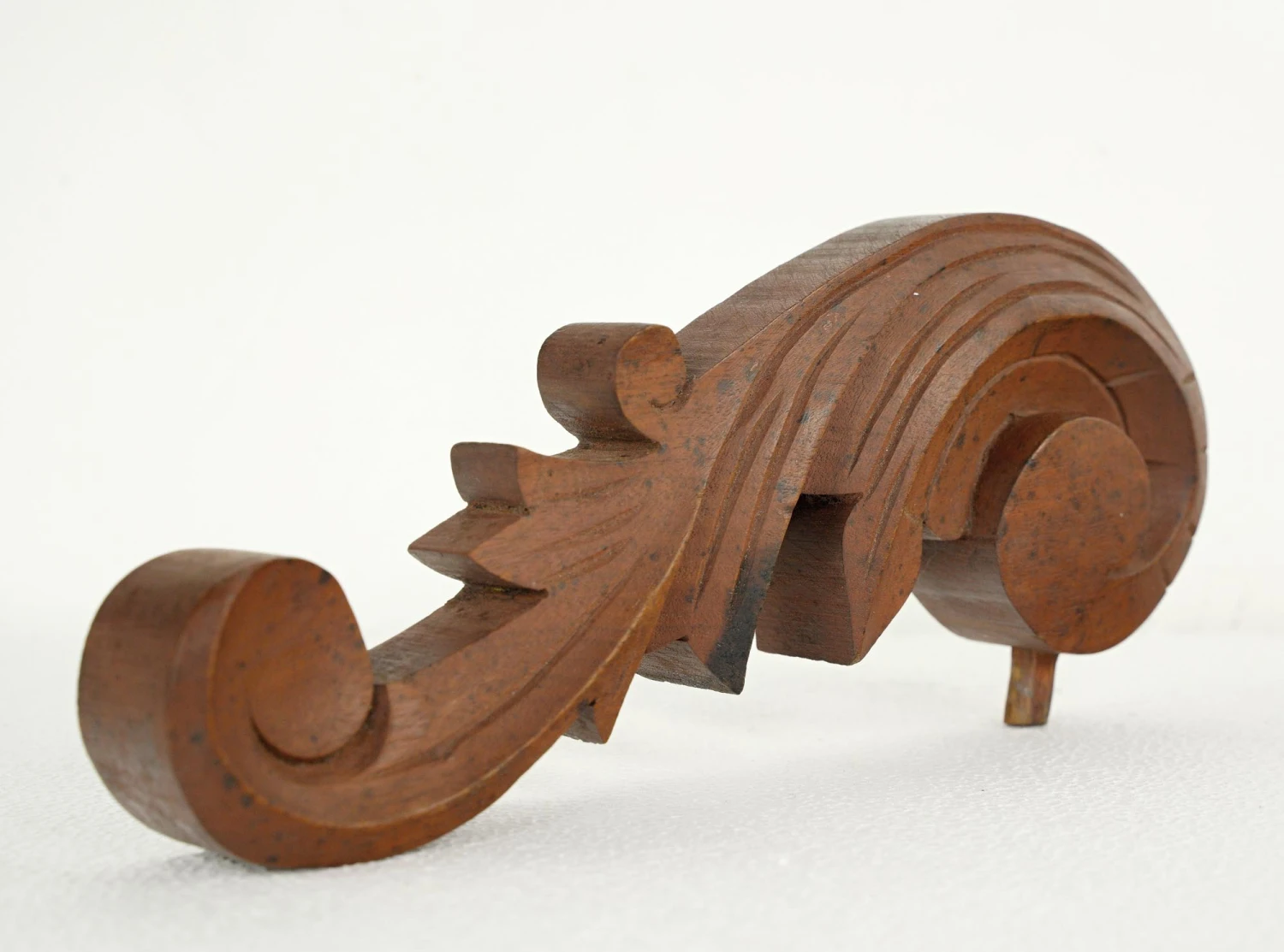 Set Of Hand Carved Ornate Medium Tone Wood Furniture Appliques 12 Set Of Hand Carved Ornate Medium Tone Wood Furniture Appliques - Image 10